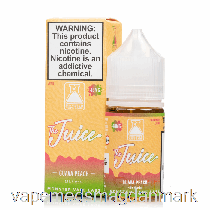 Vape Væske Guava Fersken - Juicesaltene - 30ml 24mg